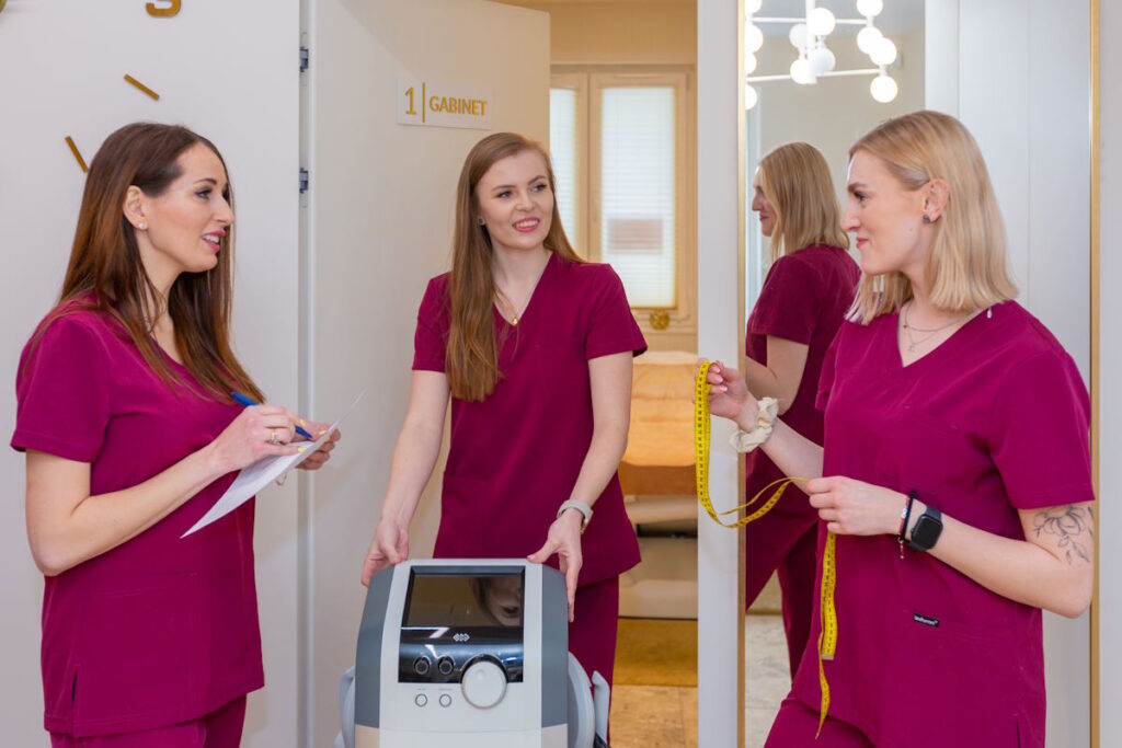 Zespół Laser Beauty w trakcie pracy